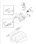 Thermostat and Related Parts 2.5L Engine. Diagram