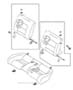 Rear Seat - Split FJ - Talon. Diagram