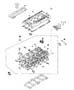 Cylinder Head 2.0L (EBG) Turbo. Diagram