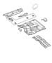 Diagram Floor Pan Standard Cab. for your 2004 Chrysler 300 M