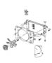 Diagram Radiator and Related Parts. for your 2008 Jeep Wrangler