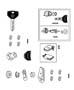 Diagram Lock Cylinders and Keys. for your 2005 Chrysler 300