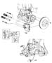 Diagram Brakes, Front. for your 2012 RAM 1500 LARAMIE CREW CAB 5.7L Hemi V8 4WD