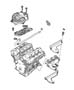 Diagram Manifold, Intake and Exhaust 2.7L Engine. for your 2007 Dodge Caravan SXT