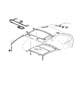 Diagram Sunroof. for your 2018 Jeep Cherokee Latitude Plus 3.2L V6 A/T 4X4