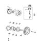 Diagram Crankshaft and Pistons 3.3L EGA-EGM Engine. for your 2008 Dodge Ram 4500