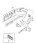 Diagram Bumper, Front. for your 2007 Dodge Durango SXT