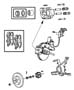 Diagram Brakes, Front. for your 2007 Dodge Ram 3500