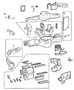 Diagram Air Conditioning and Heater Unit. for your 2001 Chrysler Sebring