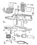 Diagram Air Conditioner and Heater Unit. for your 2021 RAM 1500 Classic Express Crew Cab