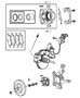 Diagram Brakes,Front,With [BRAKES - ANTI-LOCK 4-WHEEL DISC]. for your Chrysler Town & Country