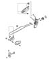 Door, Front Handles and Latch. Diagram