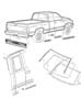 Diagram Mouldings. for your 2001 Dodge Ram 1500