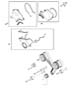 Diagram Timing Belt and Cover, 2.5L V6. for your 1997 Chrysler Sebring JX Convertible 2.5L V6 A/T