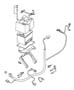 Battery Tray and Cables. Diagram