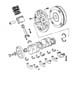 Crankshaft, Piston and Torque Converter. Diagram