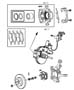 Diagram Brakes,Front,With [BRAKES - ANTI-LOCK 4-WHEEL DISC]. for your 2016 Chrysler Town & Country