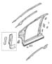 Diagram Body Front Pillar and Aperature Panel. for your Chrysler Town & Country