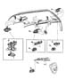 Diagram Lamps, Cargo, Dome, Courtesy. for your 2007 Dodge Caliber