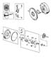 Diagram Crankshaft, Pistons and Torque Converter (ERH). for your 2021 RAM 1500 Tradesman Crew Cab 3.6L V6 4WD