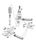 Diagram Upper and Lower Control Arms,Springs,Shocks,BR 3 (with Z3B),BR 6,7,8. for your Dodge Ram 2500