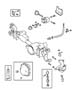 Diagram Front Axle Housing,Dana Model 44,BR 6. for your 2007 Dodge Durango SXT