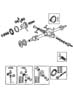 Axle,Rear,with Differential Parts,Dana Model 70,BR 2,7. Diagram