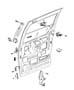 Diagram Door, Sliding. for your 2003 Chrysler Town & Country