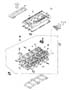 Cylinder Head 2.0L (EBG) Turbo. Diagram