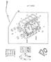 Diagram Cylinder Block 2.0L (EBG) Turbo. for your 2003 Chrysler 300 M