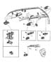 Diagram Lamps - Cargo - Dome - Courtesy - Reading. for your 2007 Dodge Caliber