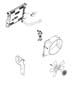 Radiator And Related Parts 3.9L Engine. Diagram
