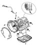 Diagram Case and Related Parts 45RFE (DG4). for your 2024 Dodge Durango