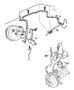 Diagram Brake Lines,Front,RHD,Without Anti-Lock Brakes. for your 2001 Jeep Cherokee