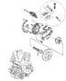 Diagram Brakes, Rear Disc. for your 2001 Chrysler Concorde LXI 4-DR