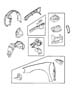 Diagram Front Fender. for your 2007 Dodge Avenger