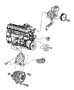 Drive Pulleys 4.0L Engine. Diagram