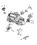 Diagram Engine Mounts 3.3L-3.8L V-6 Gas Engine EGA-EGM-EGH. for your Dodge Grand Caravan