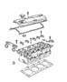 Diagram Cylinder Head 2.4L EDZ Engine. for your Dodge Caravan