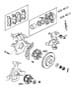 Diagram Brakes, Front. for your 2010 Jeep Wrangler