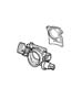 Image of THROTTLE BODY. image for your 2008 Chrysler Town & Country   