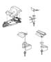 Diagram Body Hold Down, Rear. for your 2020 Dodge Grand Caravan