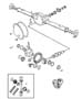 Diagram Axle,Rear,with Differential and Housing,Corporate 9.25 LD [REAR AXLE - CORPORATE 9.25 LD],BR 1,6. for your 1998 Chrysler Concorde