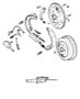 Diagram Brakes, Rear,11 Inches X 2.25 Inches,BR 1,6. for your 2014 Jeep Cherokee