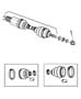 Diagram Shaft, Front Drive. for your 2001 Chrysler Pt Cruiser