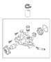 Diagram Water Pump 8.0 Engine. for your 2002 Chrysler Sebring