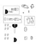 Diagram Lock Cylinders and Components. for your 2007 Dodge SPRINTER