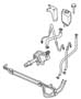 Diagram Hoses, Power Steering (ENC). for your Dodge Durango