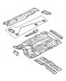 Diagram Floor Pan, Club Cab. for your 1999 Chrysler 300 M