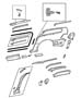 Diagram Quarter Panel With Sliding Door Outer Panel Parts. for your 2015 RAM 1500